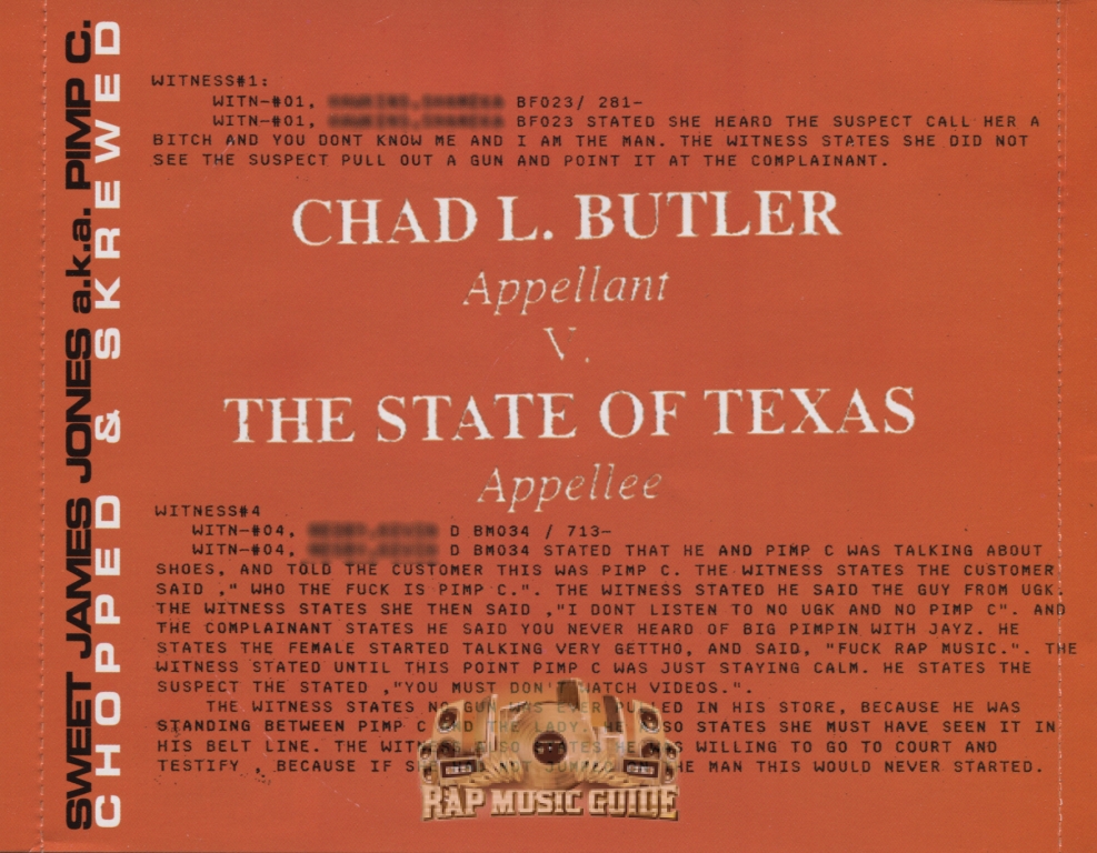 Sweet James Jones Live From The Harris County Jail CD Rap Music Guide